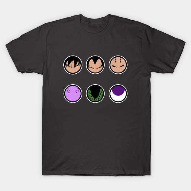 Dragon Characters T-Shirt by TeruTeeSign